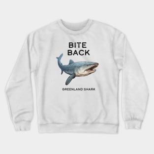 Greenland Shark Bite Back Crewneck Sweatshirt